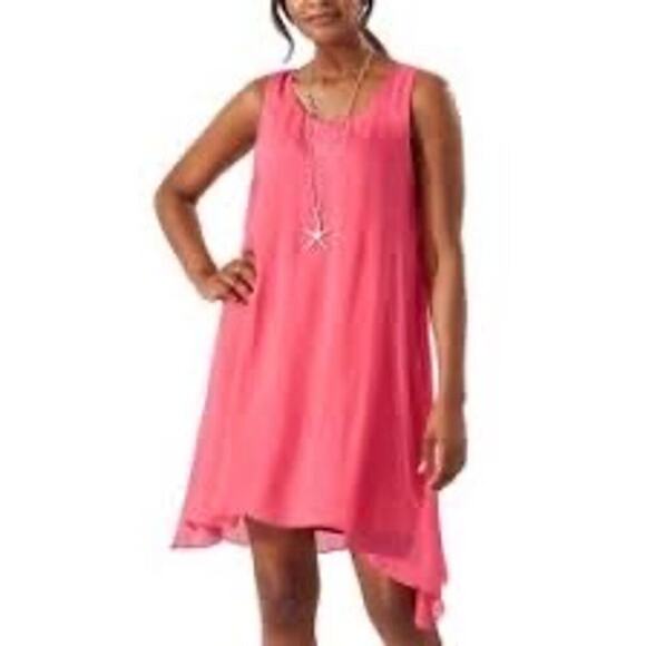 NWT Tommy Bahama Lanai Breeze Short Dress Cover Up In Coral Coast Size S/P - Picture 1 of 6